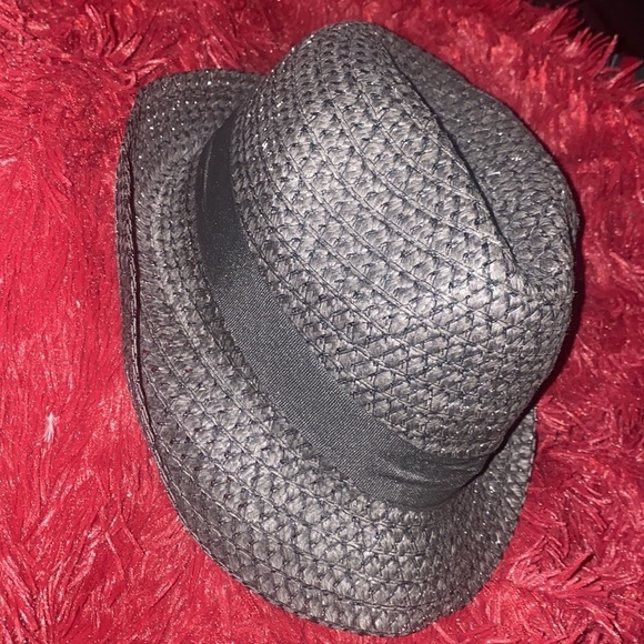 La  Vien Rose black straw Sunhat - Picture 3 of 9
